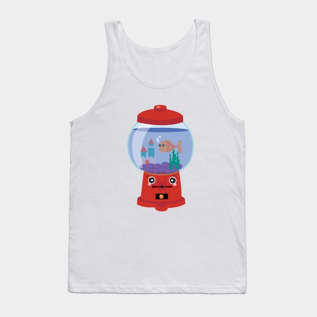 Aquarium Gumball Tank Top by Edofest